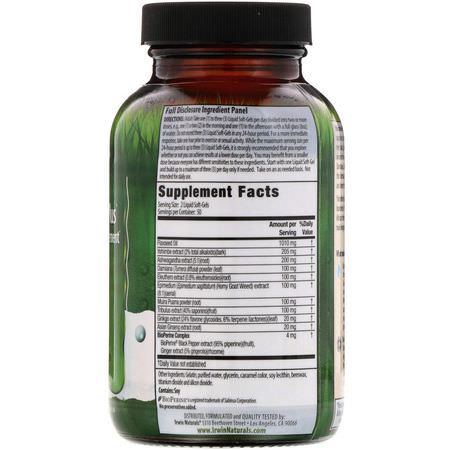 Yohimbe, Homeopati, Örter: Irwin Naturals, Yohimbe-Plus, Maximum Enhancement, 100 Liquid Soft-Gels