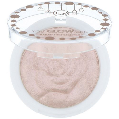 J.Cat Beauty, You Glow Girl, Baked Highlighter, YGG106 Bella Rose, 0.30 oz (8.5 g) Review