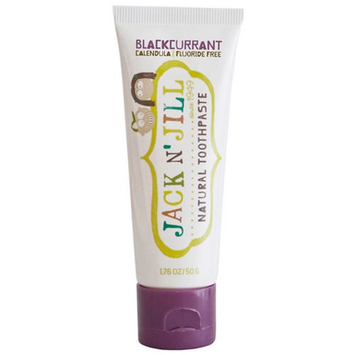 Jack n' Jill, Natural Toothpaste, with Certified Organic Blackcurrant, 1.76 oz (50 g) Review
