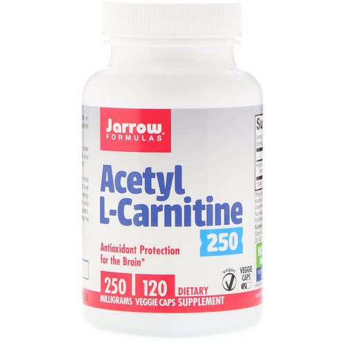Jarrow Formulas, Acetyl L-Carnitine 250, 250 mg, 120 Veggie Caps Review