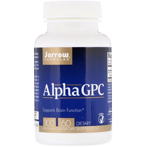 Jarrow Formulas, Alpha GPC, 300 mg, 60 Veggie Caps Review