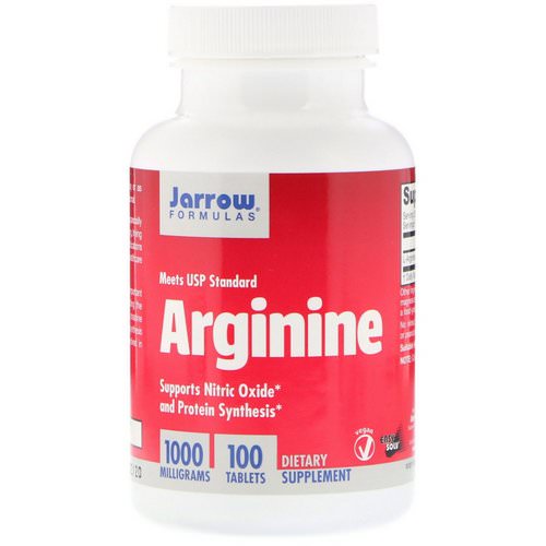 Jarrow Formulas, Arginine, 1000 mg, 100 Tablets Review