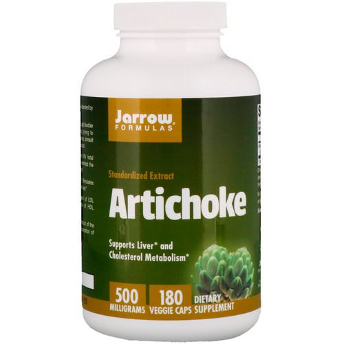 Jarrow Formulas, Artichoke 500, 500 mg, 180 Capsules Review