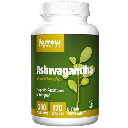 Jarrow Formulas, Ashwagandha, 300 mg, 120 Veggie Caps Review