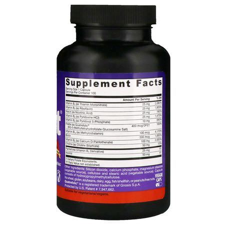 Vitamin B-Komplex, Vitamin B, Vitaminer, Kosttillskott: Jarrow Formulas, B-Right, 100 Veggie Caps