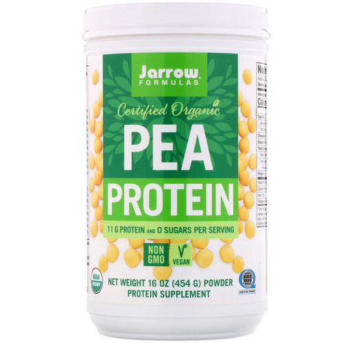 Jarrow Formulas, Certified Organic Pea Protein, 16 oz (454 g) Review