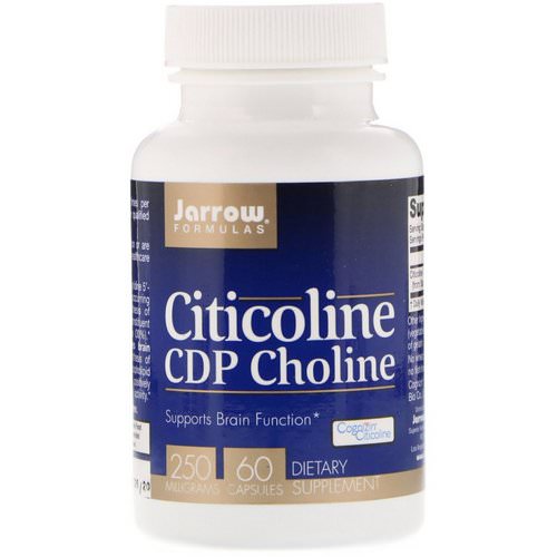 Jarrow Formulas, Citicoline, CDP Choline, 250 mg, 60 Capsules Review