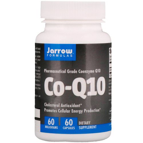 Jarrow Formulas, Co-Q10, 60 mg, 60 Capsules Review