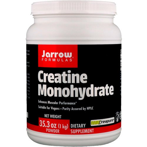 Jarrow Formulas, Creatine Monohydrate Powder, 2.20 lbs (1 kg) Review