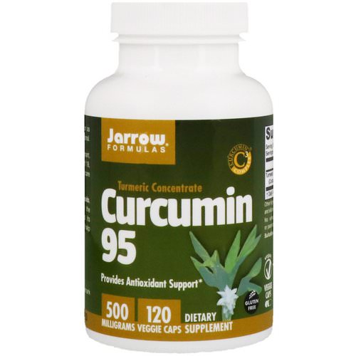 Jarrow Formulas, Curcumin 95, 500 mg, 120 Veggie Caps Review
