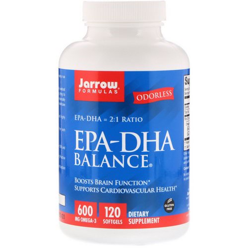 Jarrow Formulas, EPA-DHA Balance, 120 Softgels Review