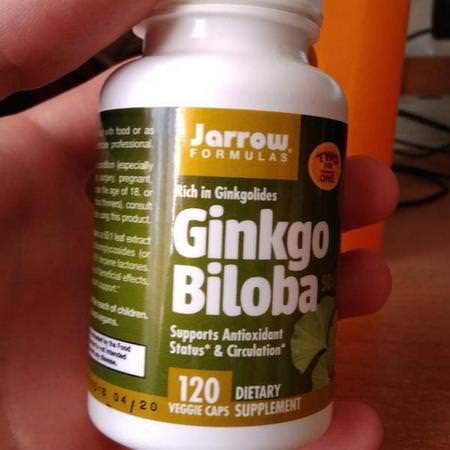 Jarrow Formulas Ginkgo Biloba - Ginkgo Biloba, Homeopati, Örter