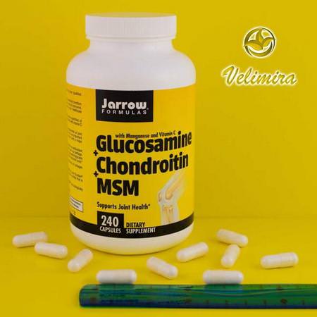 Jarrow Formulas Glucosamine Chondroitin Formulas - Glukosaminkondroitin, Led, Ben, Kosttillskott