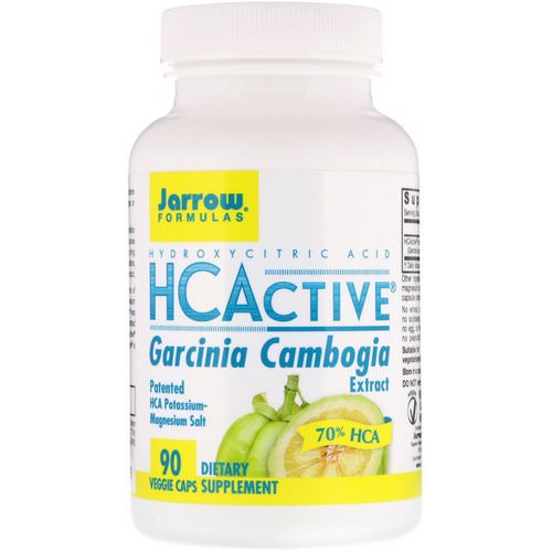 Jarrow Formulas, HCActive Garcinia Cambogia Extract, 90 Veggie Caps Review