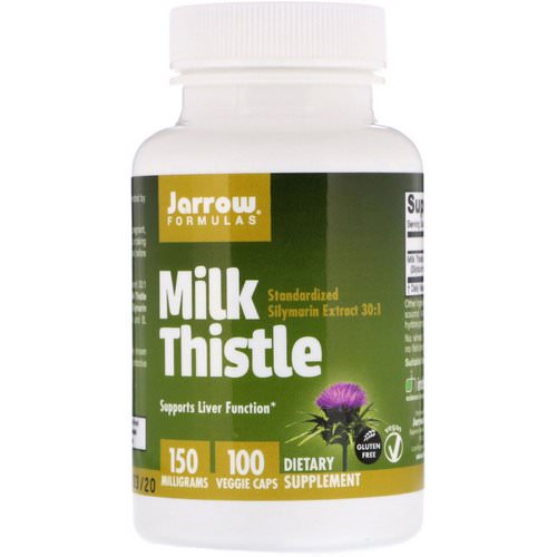 Jarrow Formulas, Milk Thistle, 150 mg, 100 Veggie Caps Review