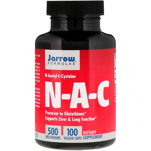 Jarrow Formulas, N-A-C, N-Acetyl-L-Cysteine, 500 mg, 100 Veggie Caps Review