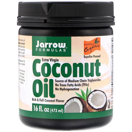 Jarrow Formulas, Organic Extra Virgin Coconut Oil, Expeller Pressed, 16 fl oz (473 g) Review