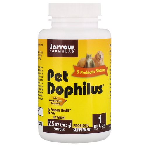 Jarrow Formulas, Pet Dophilus, 1 Billion, 2.5 oz (70.5 g) Powder Review