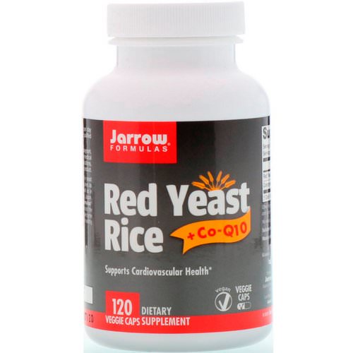Jarrow Formulas, Red Yeast Rice + Co-Q10, 120 Veggie Caps Review