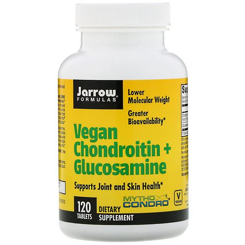Jarrow Formulas, Vegan Chondroitin + Glucosamine, 120 Tablets Review
