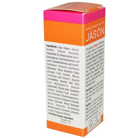 C-Vitamin-Serum, Uppstramning, Anti-Åldrande, Serum: Jason Natural, C-Effects, Hyper-C Serum, Anti-Aging Daily Spot Treatment, 1 fl oz (30 ml)