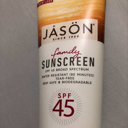 Jason Natural Body Sunscreen - Solskydd För Kropp, Bad