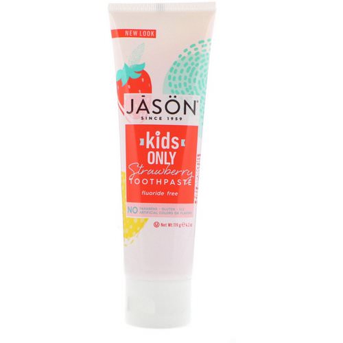 Jason Natural, Kids Only! Toothpaste, Strawberry, 4.2 oz (119 g) Review