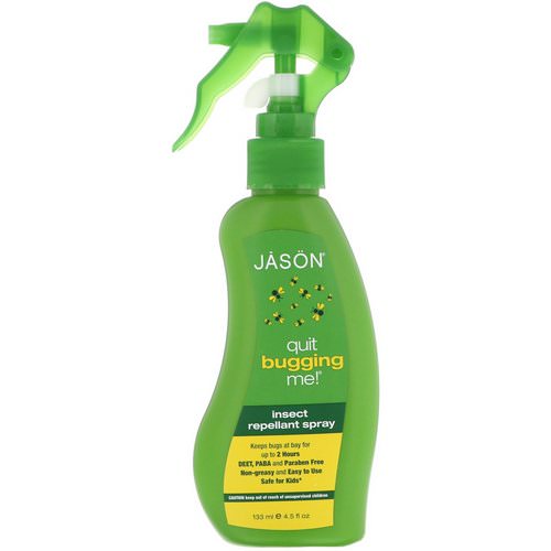 Jason Natural, Quit Bugging Me! Insect Repellant Spray, 4.5 fl oz (133 ml) Review