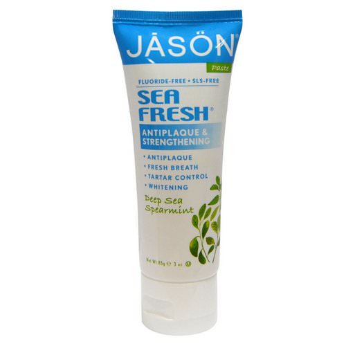 Jason Natural, Sea Fresh, Antiplaque & Strengthening Paste, Deep Sea Spearmint, 3 oz (85 g) Review