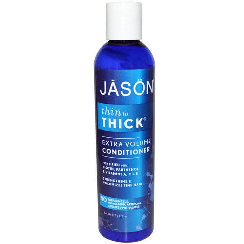 Jason Natural, Thin to Thick, Extra Volume Conditioner, 8 oz (227 g) Review