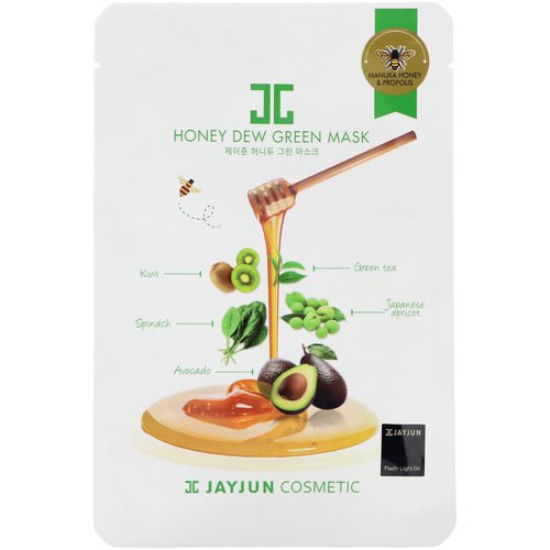 Jayjun Cosmetic, Honey Dew Green Mask, 1 Mask, 25 ml Review