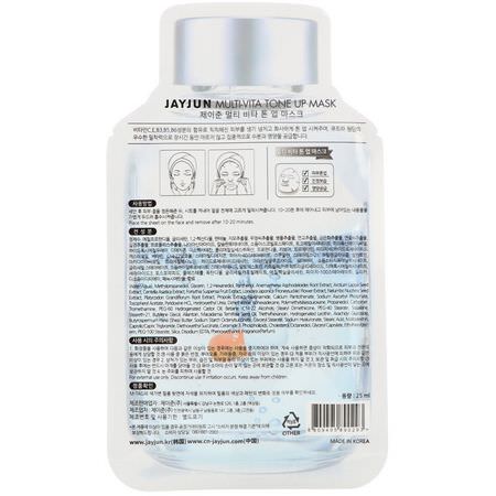Treatment Masks, K-Beauty Face Masks, Peels, Face Masks: Jayjun Cosmetic, Multi-Vita Tone Up Mask, 1 Mask, 0.84 fl oz (25 ml)