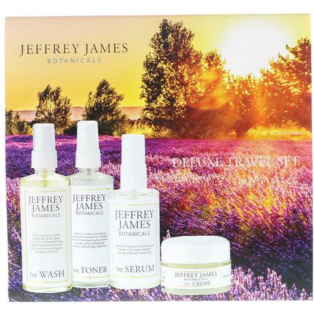 Presentpaket, Skönhet: Jeffrey James Botanicals, Deluxe Travel Set, 4 Piece Set
