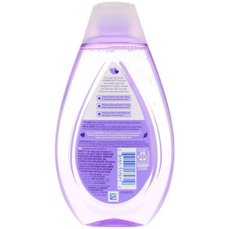 Babyschampo, Hår, Hud, Barnbad: Johnson & Johnson, Calming Shampoo, 13.6 fl oz (400 ml)