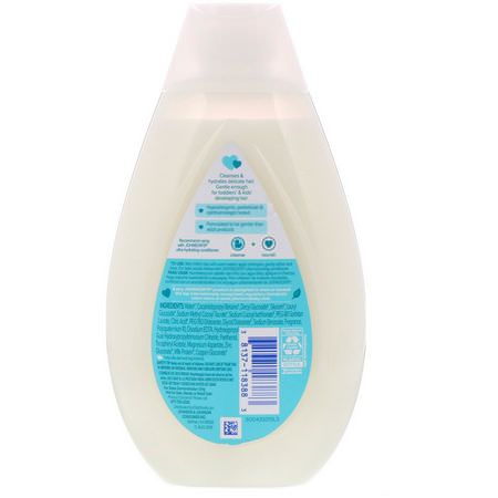 Schampo, Hårvård, Badkar, Babyschampo: Johnson & Johnson, Kids, Ultra-Hydrating, Shampoo, 13.6 fl oz (400 ml)
