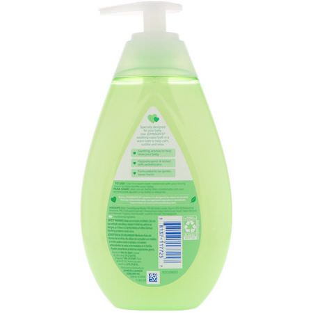 Shower Gel, Baby Body Wash, Hår, Hud: Johnson & Johnson, Soothing Vapor, Bath, 13.6 fl oz (400 ml)