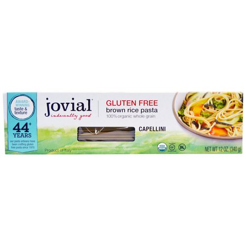 Jovial, Brown Rice Pasta, Capellini, 12 oz (340 g) Review