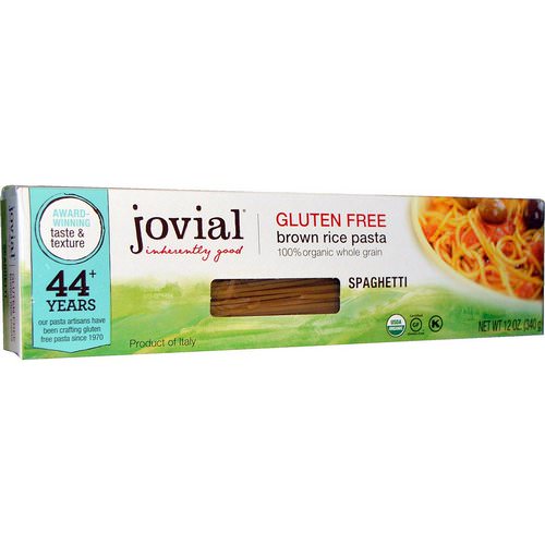 Jovial, Brown Rice Pasta, Spaghetti, 12 oz (340 g) Review