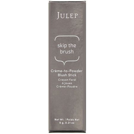 Blush, Face, Makeup: Julep, Skip The Brush, Creme-to-Powder Blush Stick, Pearl Glow, 0.21 oz (6 g)