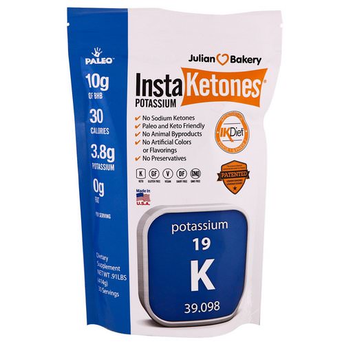 Julian Bakery, InstaKetones Potassium, .91 lbs (414 g) Review