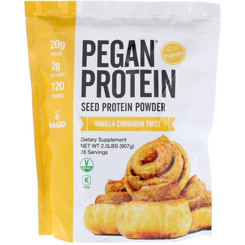 Julian Bakery, Pegan Protein, Seed Protein Powder, Vanilla Cinnamon Twist, 2 lbs (907 g) Review
