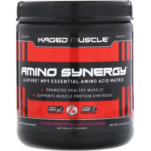 Kaged Muscle, Amino Synergy, Raspberry Lemonade, 6.74 oz (191 g) Review