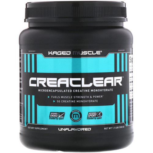 Kaged Muscle, Creaclear, Unflavored, 1.1 lb (500 g) Review