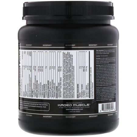 Koffein, Stimulerande, Kosttillskott Före Träning, Sportnäring: Kaged Muscle, Pre-Kaged, Pre-Workout Primer, Berry Blast, 1.33 lb (604 g)
