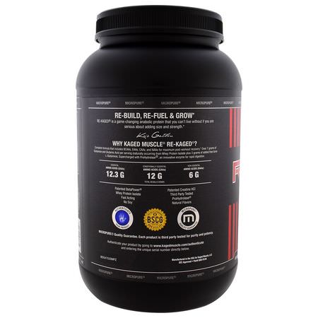 Kaged Muscle Whey Protein Isolate Condition Specific Formulas - Vassleprotein, Idrottsnäring