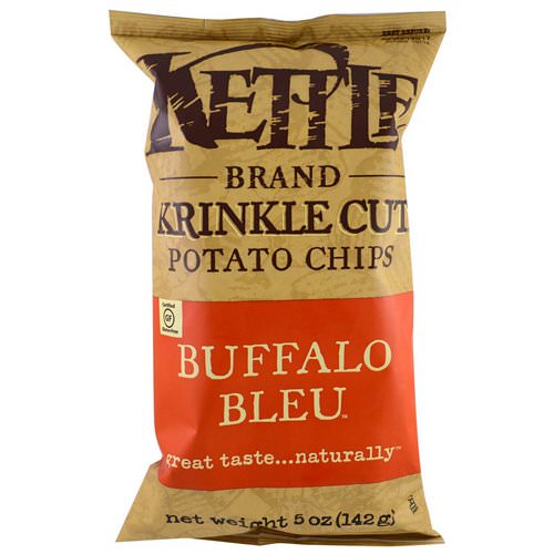 Kettle Foods, Potato Chips, Buffalo Bleu, 5 oz (142 g) Review