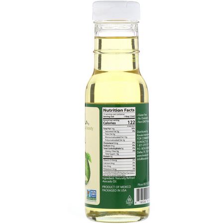 Avocado Oil, Vinegars, Oljor: Kevala, Avocado Oil, 8 fl oz (236 ml)