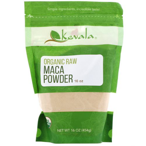 Kevala, Organic Raw Maca Powder, 16 oz (454 g) Review