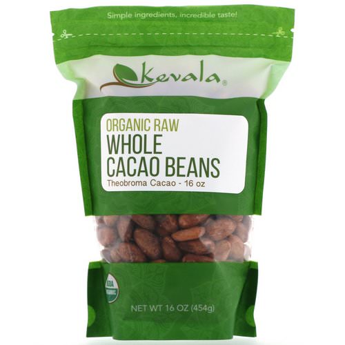 Kevala, Organic Raw Whole Cacao Beans, 16 oz (454 g) Review