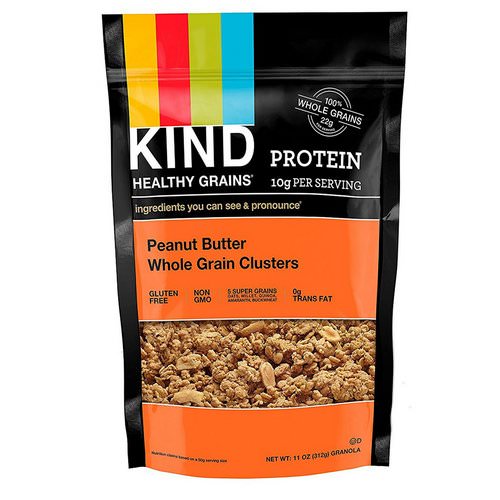 KIND Bars, Healthy Grains, Peanut Butter Whole Grain Clusters, 11 oz (312 g) Review